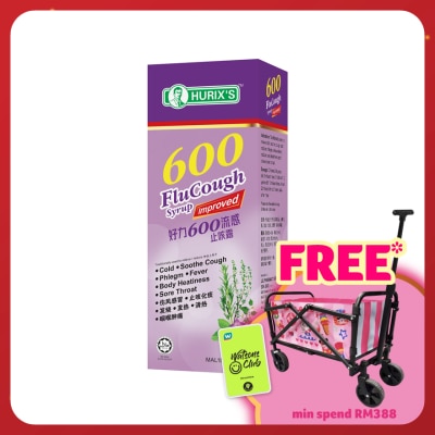 HURIX'S 600 Flu Cough Syrup 100ml