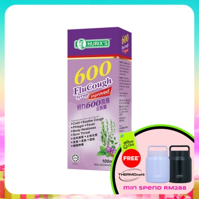 HURIX'S - 600 Flu Cough Syrup 100ml