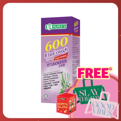 HURIX'S 600 Flu Cough Syrup 100ml