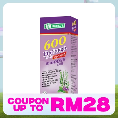 HURIX'S 600 Flu Cough Syrup 100ml