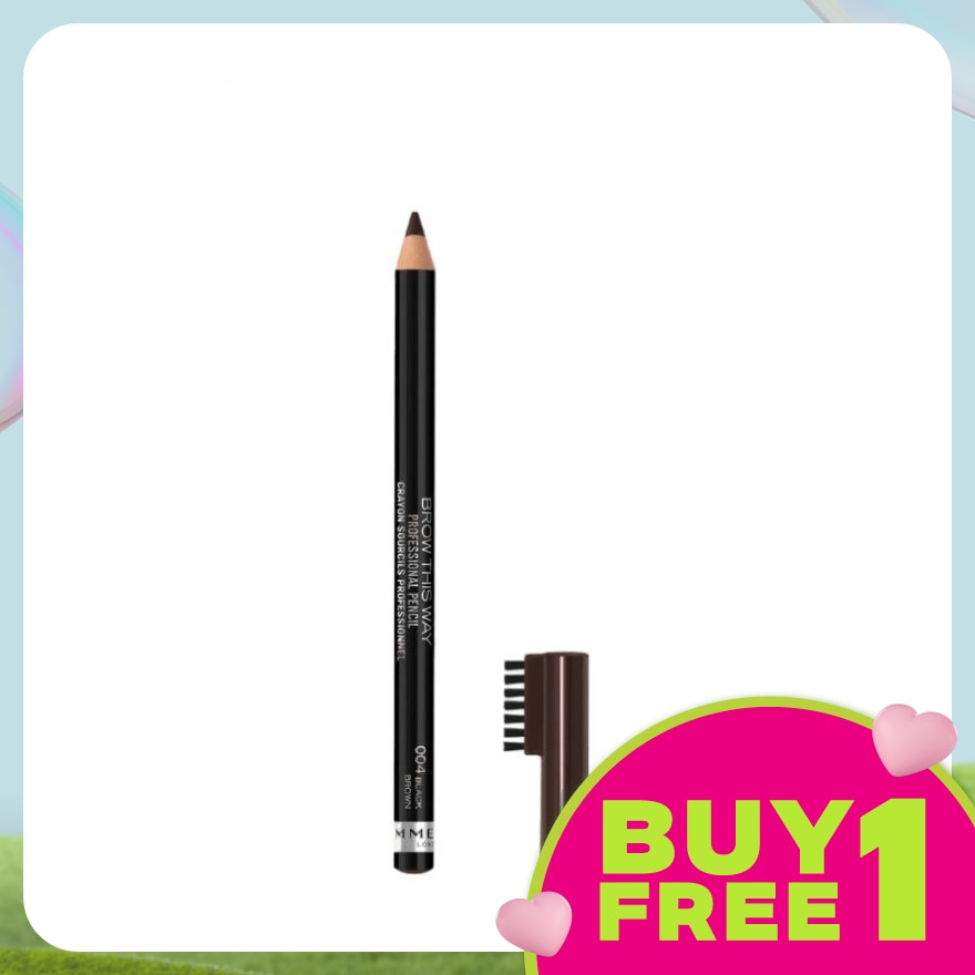 RIMMEL Professional Eyebrow Pencil #004 Black Brown