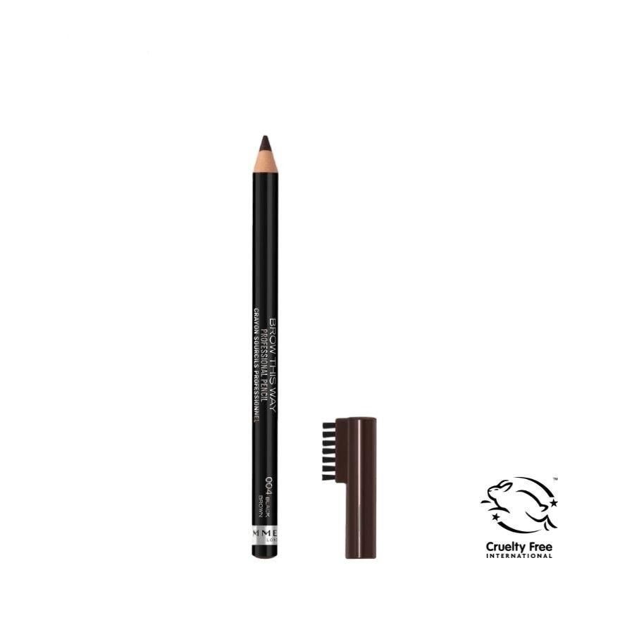 RIMMEL Professional Eyebrow Pencil #004 Black Brown