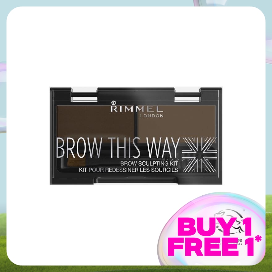 RIMMEL Brow This Way Eyebrow Kit #003 Dark Brown