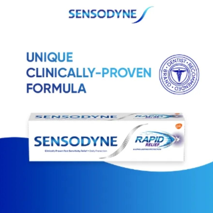 Rapid Relief Original Sensitive Teeth Toothpaste 100g