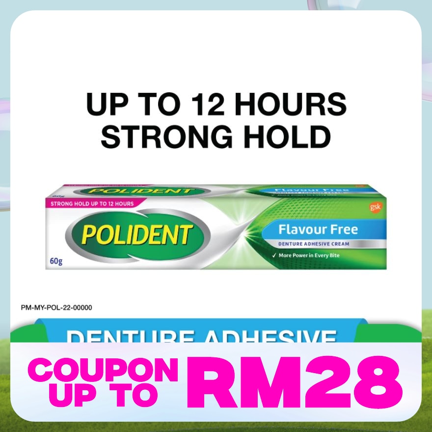 Flavour Free Denture Adhesive Cream 60g