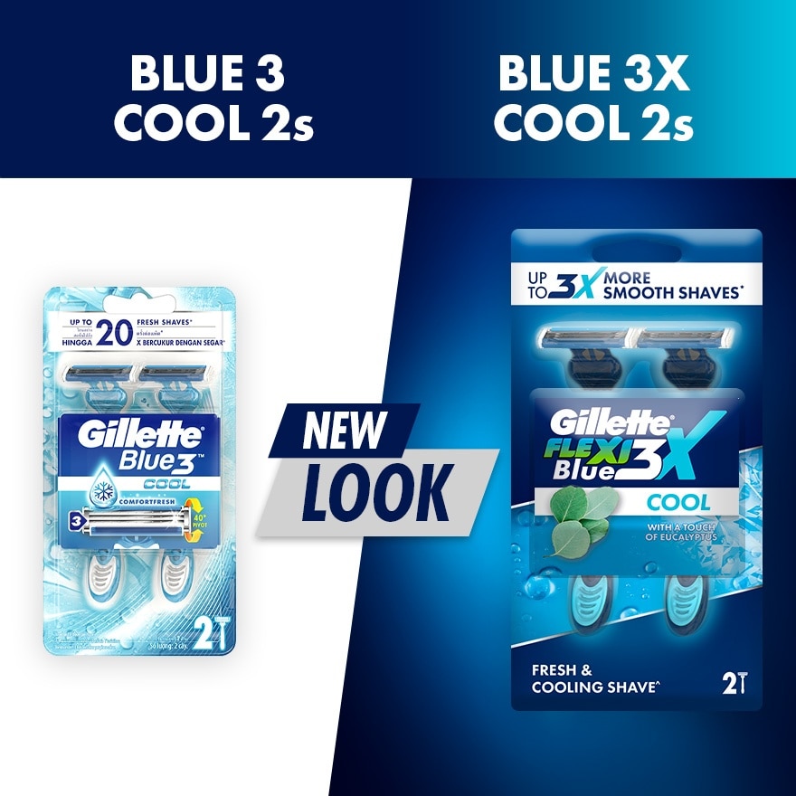 Blue3 Cool Disposable Razor 2's