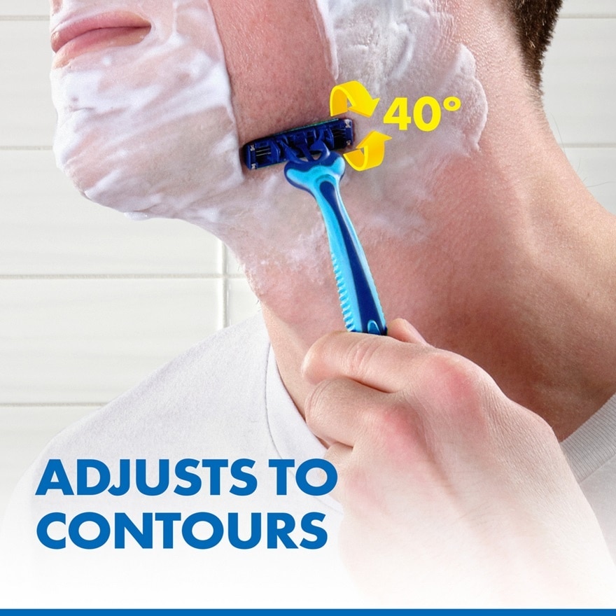 Blue3x Cool Disposable Razor 4s