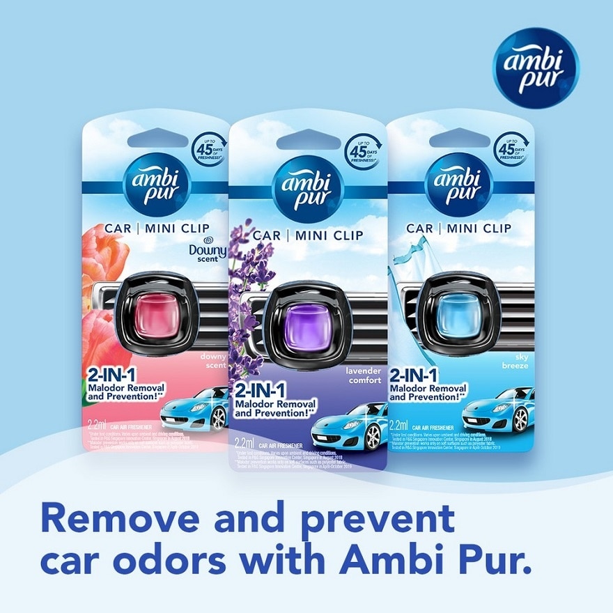 Air Freshener Downy Car Mini Clip 2.2 ml