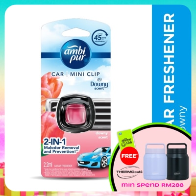 AMBI PUR - Air Freshener Downy Scent Car Mini Clip 2.2 ml