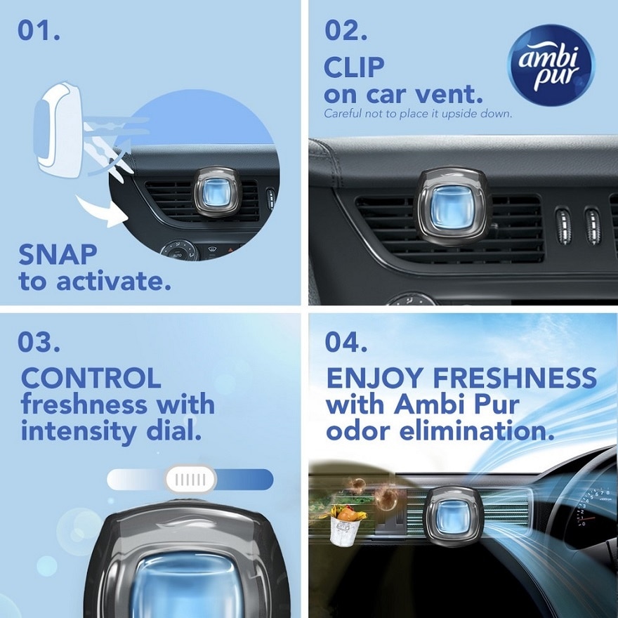 Air Freshener Downy Car Mini Clip 2.2 ml