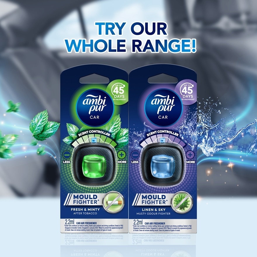 Air Freshener Musty Odour Car Mini Clip 2.2 ml