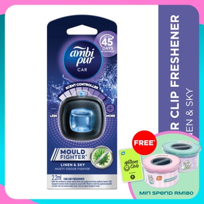 AMBI PUR Air Freshener Musty Odour Car Mini Clip 2.2 ml