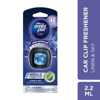 AMBI PUR Air Freshener Musty Odour Car Mini Clip 2.2 ml