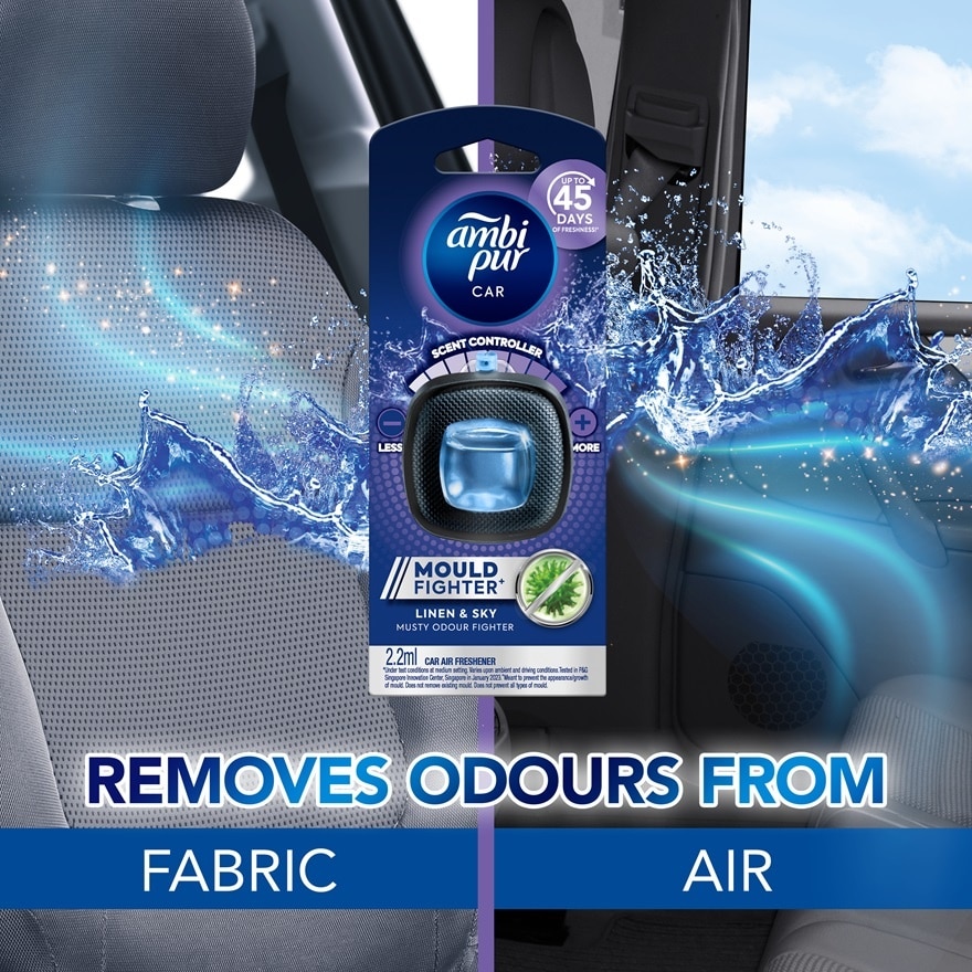 Air Freshener Musty Odour Car Mini Clip 2.2 ml