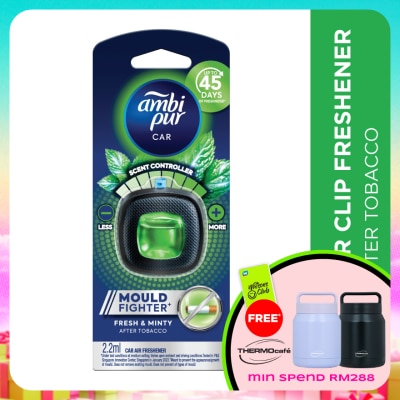 AMBI PUR - Air Freshener After Tabacco Car Mini Clip 2.2 ml
