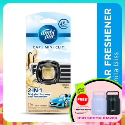 AMBI PUR - Air Freshener Vanilla Bliss Car Mini Clip 2.2 ml