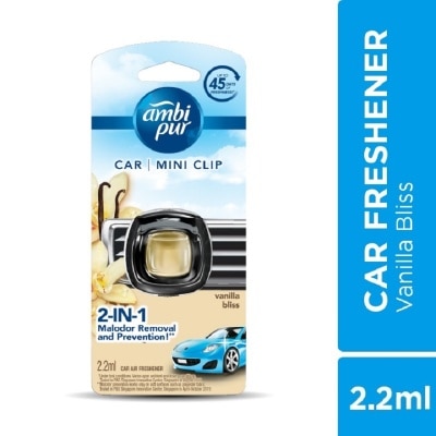 AMBI PUR Air Freshener Vanilla Bliss Car Mini Clip 2.2 ml