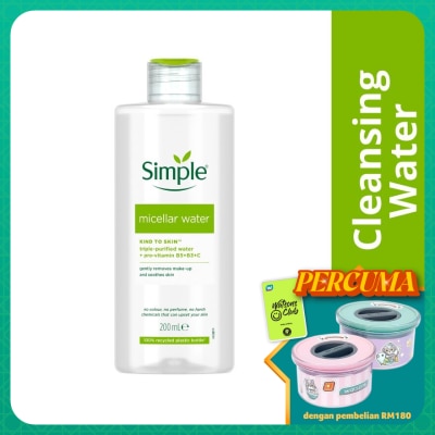 SIMPLE Micellar Cleansing Water 200ml