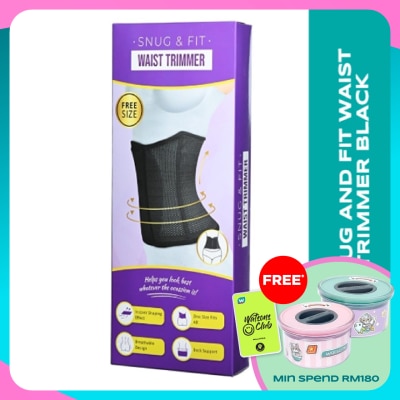 MY SNUG AND FIT WAIST TRIMMER BLACK 1S