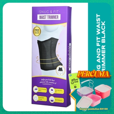 MY - SNUG AND FIT WAIST TRIMMER BLACK 1S