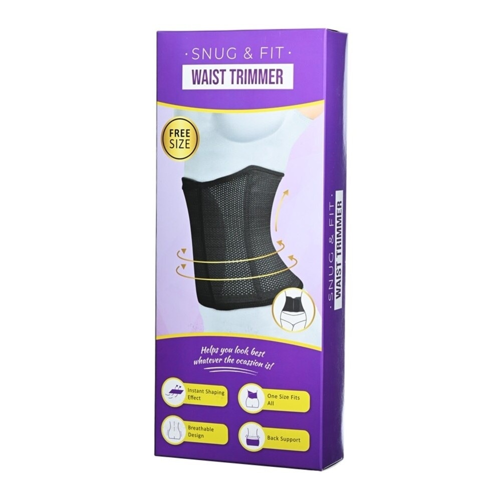 SNUG AND FIT WAIST TRIMMER BLACK 1S