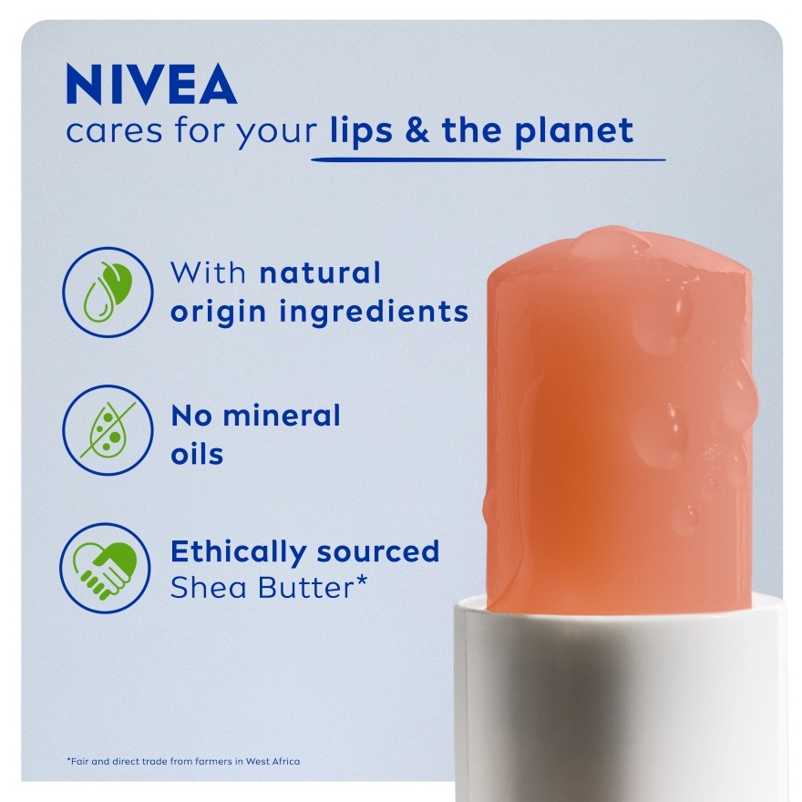 Lip Peach Shine Caring Lip Balm 4.8g
