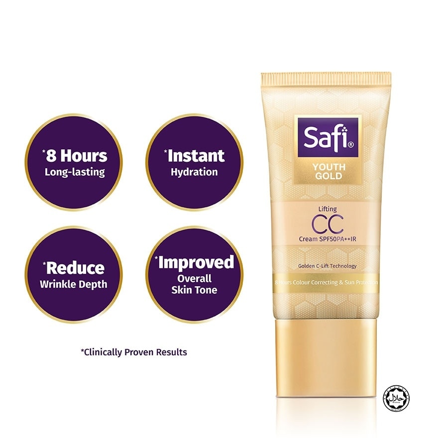 Youth Gold CC Cream SPF50PA++IR 25G