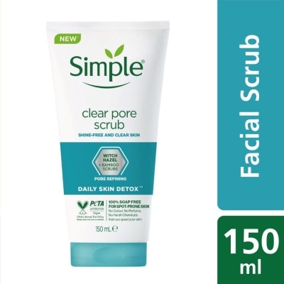 SIMPLE Daily Skin Detox Pore Polishing Facial Scrub 150ml