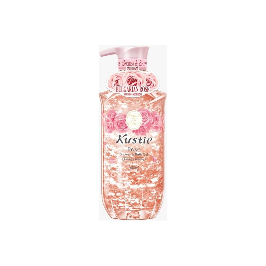 ROSE SHOWER & BATH GEL 500ML
