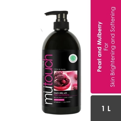 MU TOUCH Goat's Milk Shower Cream with Pearl and Mulberry 1L