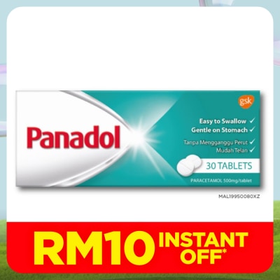 PANADOL Regular Paracetamol Tablet for Fever and Pain 30S
