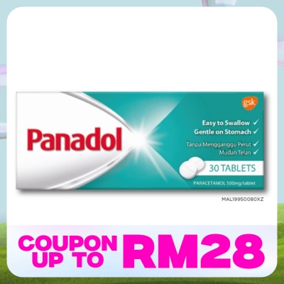 PANADOL Regular Paracetamol Tablet for Fever and Pain 30S
