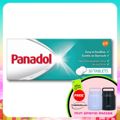PANADOL - Regular Paracetamol Tablet for Fever and Pain 30S