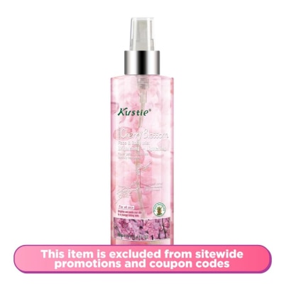 KUSTIE Cherry Blossom Face & Body Mist 240ml
