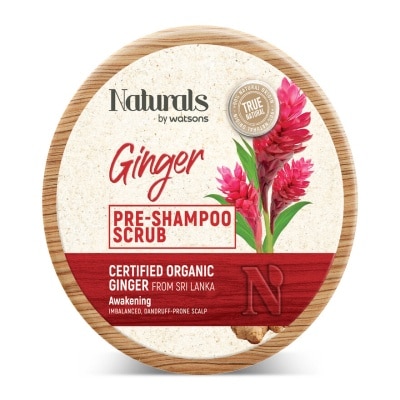 NATURALS BY WATSONS Ginger Pre-shampoo Scrub 150ml