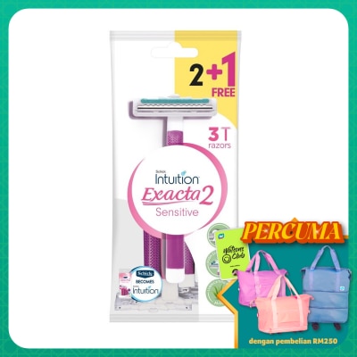 SCHICK Exacta 2 Sensitive Disposable Women Razor 2+1's