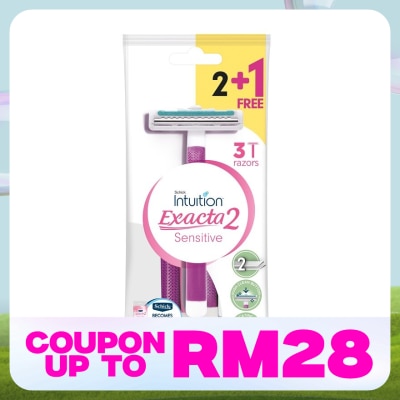 SCHICK Exacta 2 Sensitive Disposable Women Razor 2+1's