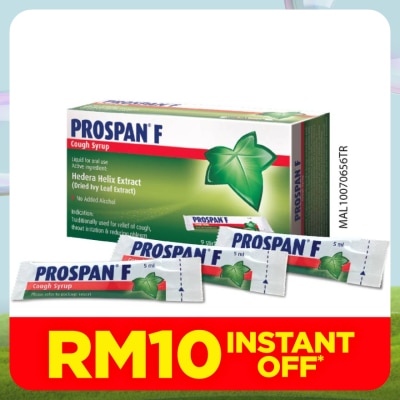 PROSPAN IVY LEAF F COUGH SYRUP 9S