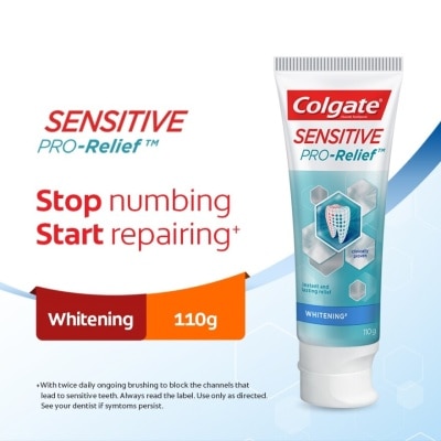 COLGATE Sensitive Pro-Relief Whitening Toothpaste 110g