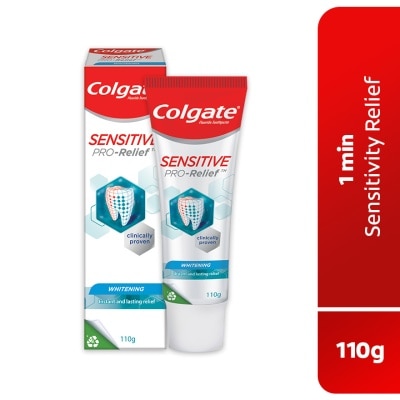 COLGATE Sensitive Pro-Relief Whitening Toothpaste 110g