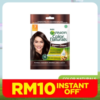 GARNIER HAIR COLOR Color Naturals Express Cream 40G -Dark Brown 3