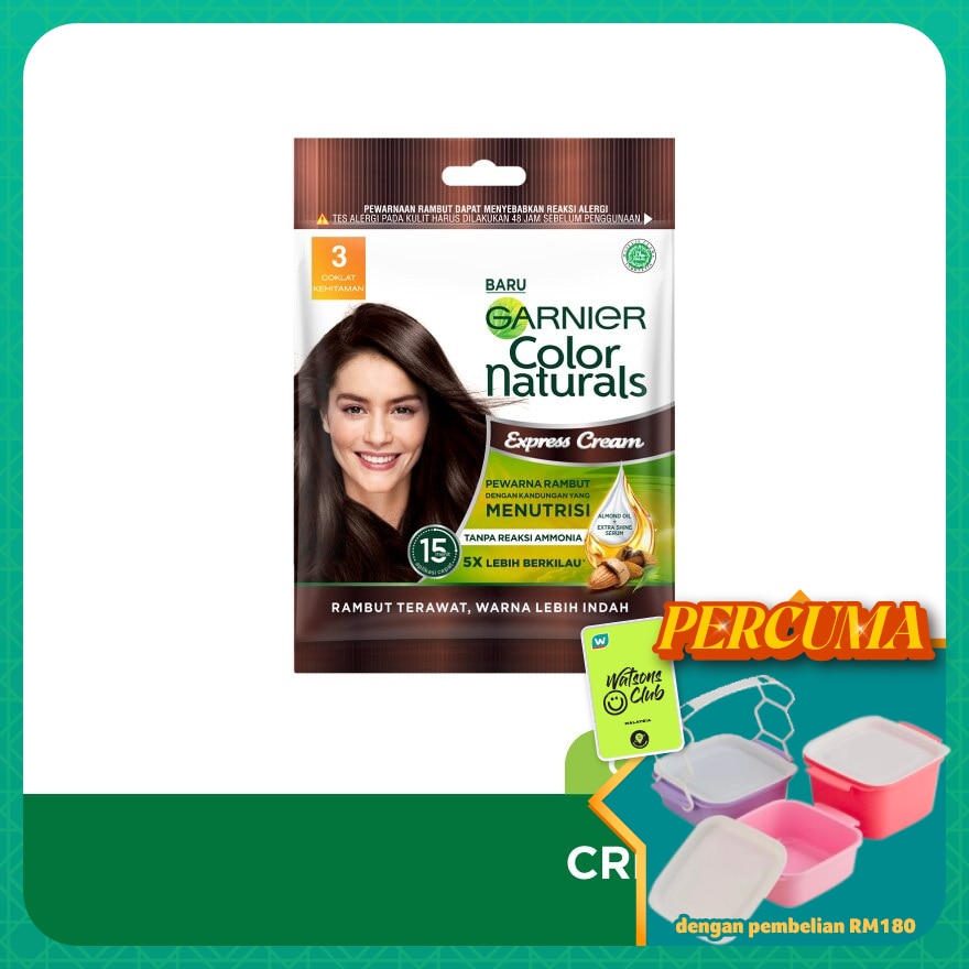 Color Naturals Express Cream 40G -Dark Brown 3