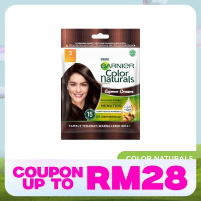 GARNIER HAIR COLOR Color Naturals Express Cream 40G -Dark Brown 3