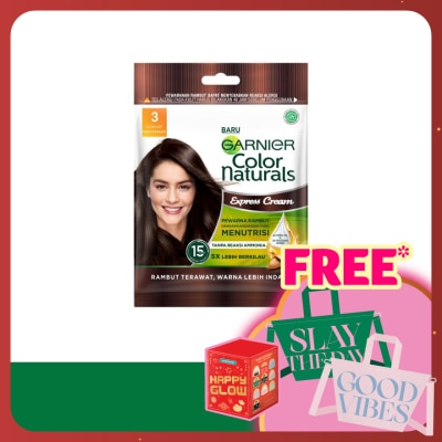 GARNIER HAIR COLOR Color Naturals Express Cream 40G -Dark Brown 3