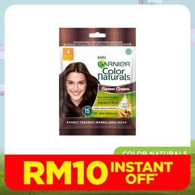 GARNIER HAIR COLOR Color Nat Express Cream 40G -Shade 4 Brown