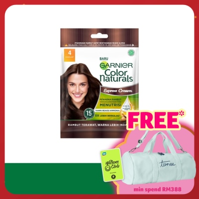 GARNIER HAIR COLOR Color Nat Express Cream 40G -Shade 4 Brown