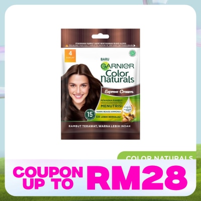 GARNIER HAIR COLOR Color Nat Express Cream 40G -Shade 4 Brown