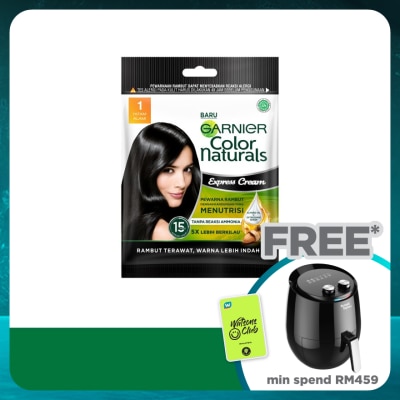 GARNIER HAIR COLOR Color Naturals Express Cream 40G -Shade 1 Black