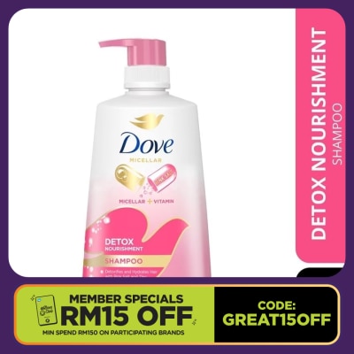 DOVE Detox Nourishment Shampoo 650ml
