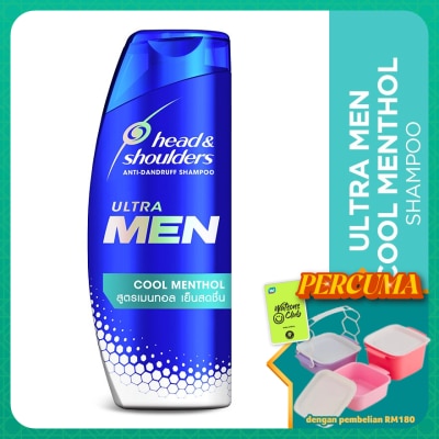HEAD&SHOULDERS - Ultra Men Cool Menthol Shampoo 315ml
